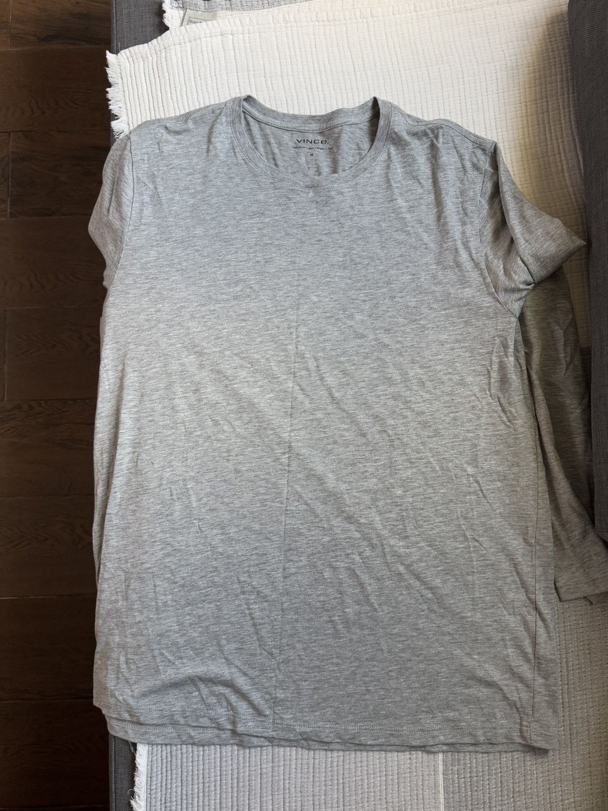 Vince Vince Pima Cotton Long-Sleeve T Shirt (M) Size US M / EU 48-50 / 2 - 1 Thumbnail