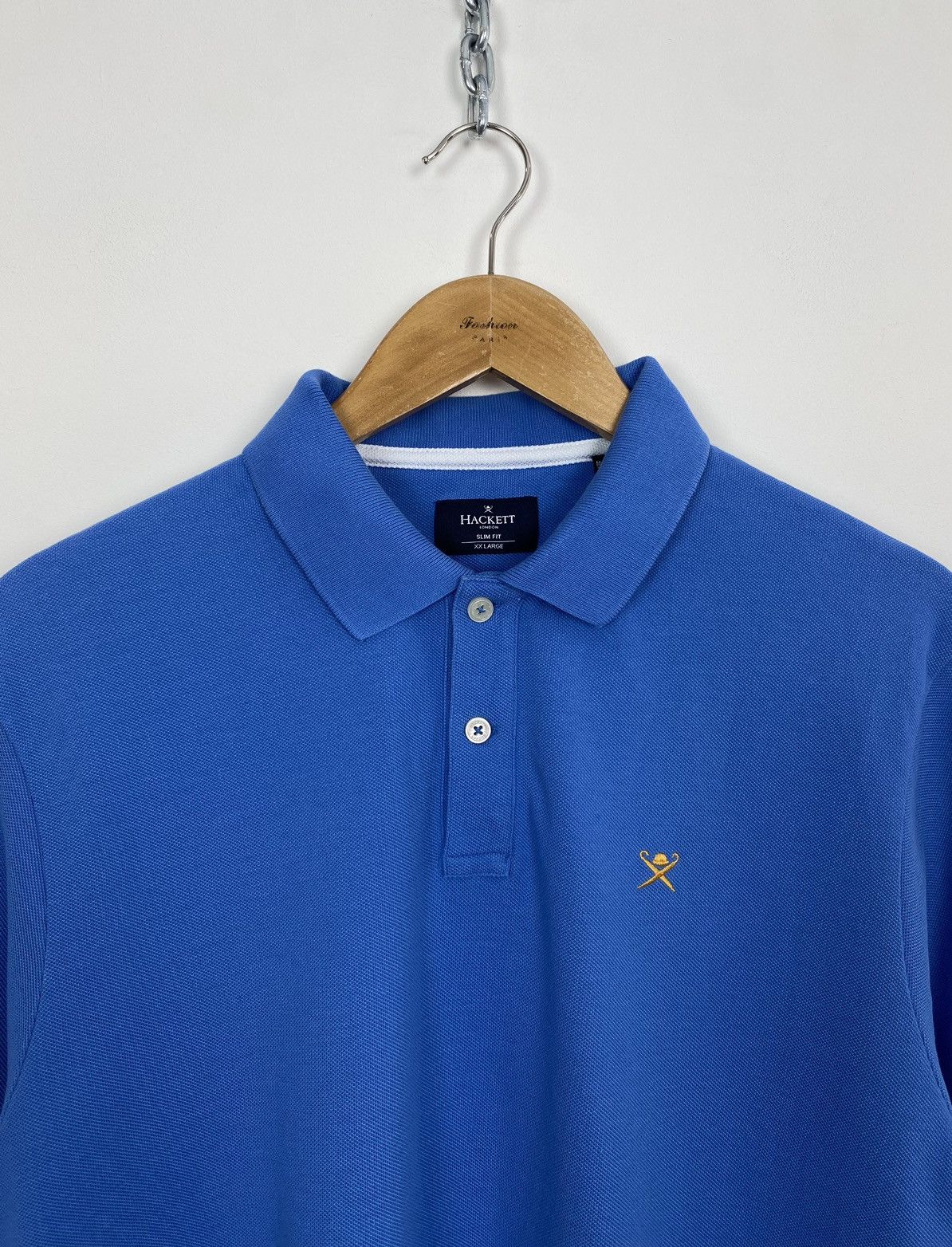 Hackett Hackett London Short Sleeve Classic Polo Shirt Size 2XL Blue Size US XXL / EU 58 / 5 - 2 Thumbnail