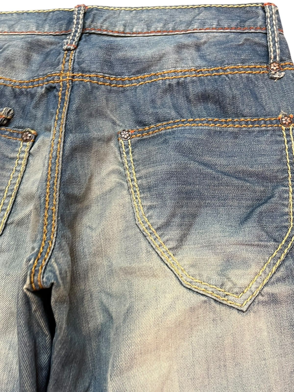 Beauty Beast Vintage Beast Whiskers Wrinkles Denim Size US 31 - 10 Thumbnail