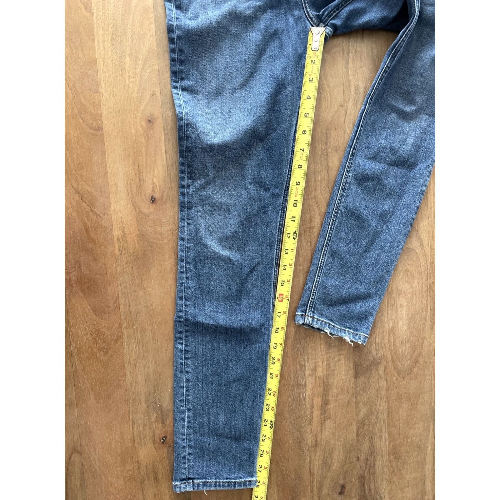 Reformation Reformation Jeans Women High Rise Skinny Denim Light Wash 28 Stretch Spirit Bohemian City USA Logo Zipper Button Size 28" / US 6 / IT 42 - 7 Thumbnail