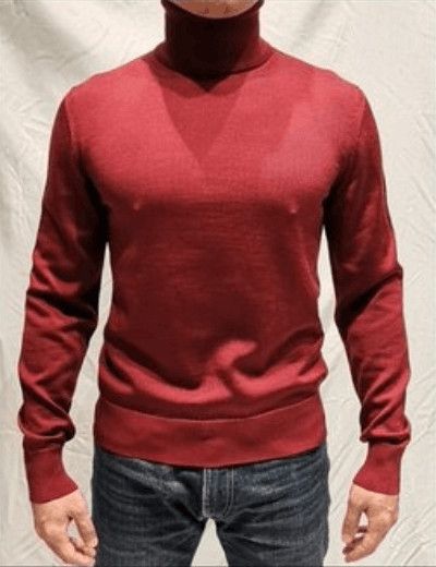 image of Tom Ford O1Loc1C0324 Tfk100 Sweater In Red, Men's (Size Medium)