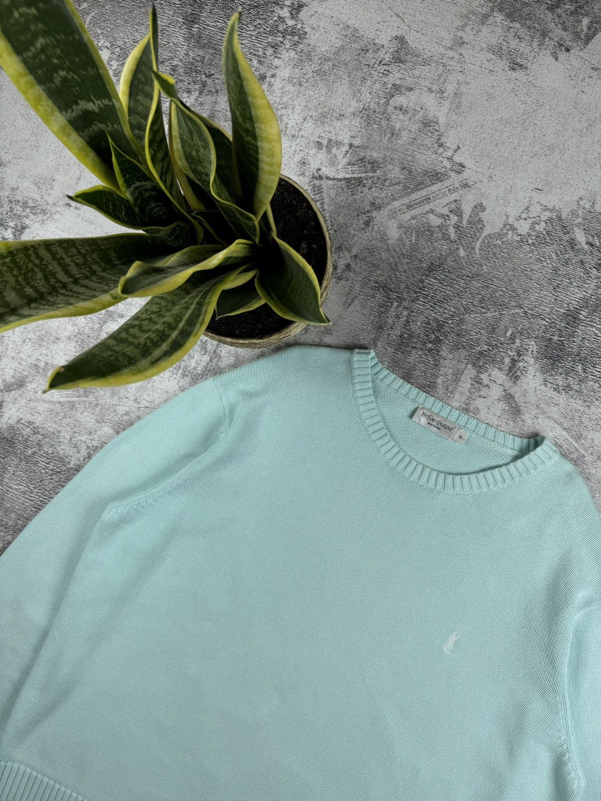 Yves Saint Laurent Vintage 90S Yves Saint Laurent Paris YSL Mint Sweater Size US XL / EU 56 / 4 - 4 Thumbnail