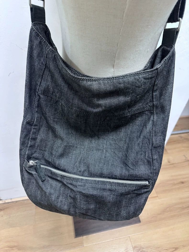 Yohji Yamamoto Yohji Yamamoto Denim patchwork cross body bag 2501-Nextarro Size ONE SIZE - 6 Thumbnail