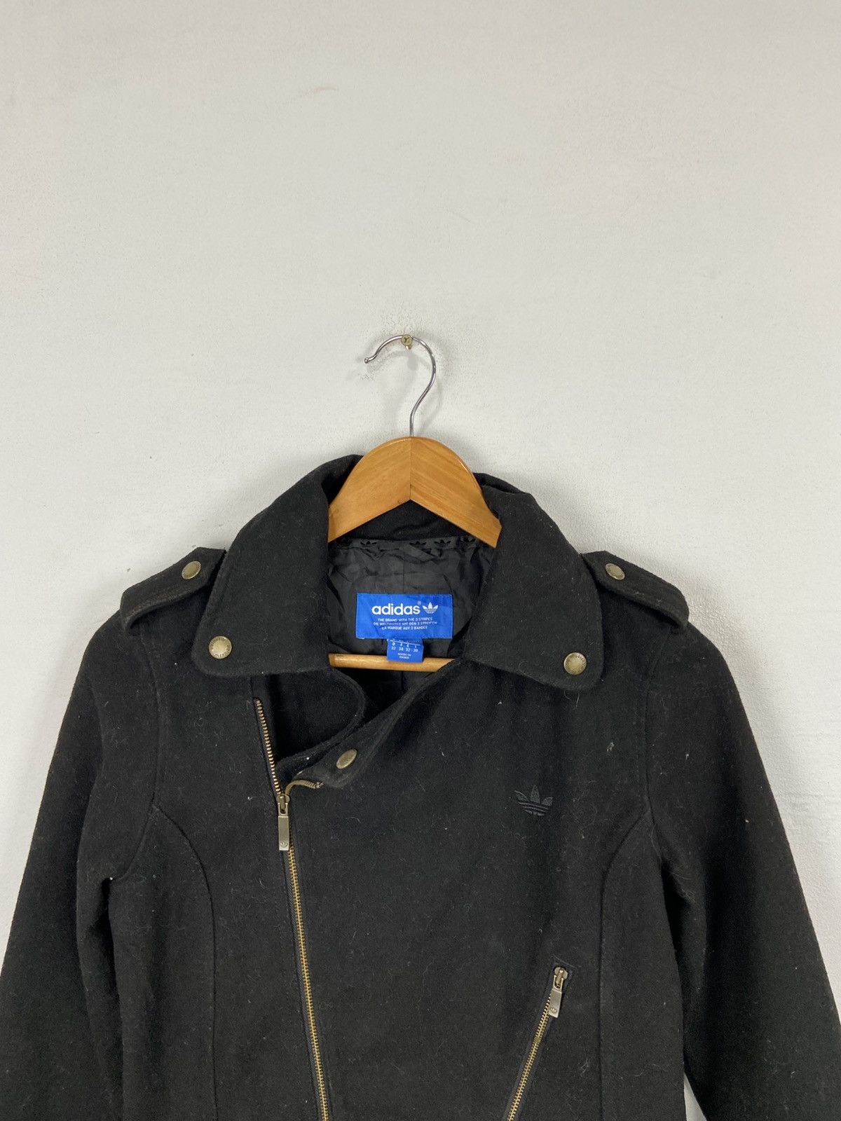Adidas BIKER PUNK JACKET DOUBLE COLLAR Size M / US 6-8 / IT 42-44 - 2 Thumbnail