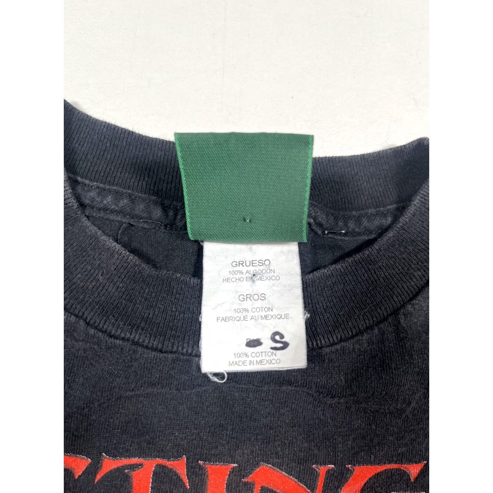 Vintage VINTAGE WCW Sting Shirt Mens Small Black Wrestling NWO Logotel Graphic Tee 1998 Size US S / EU 44-46 / 1 - 3 Thumbnail