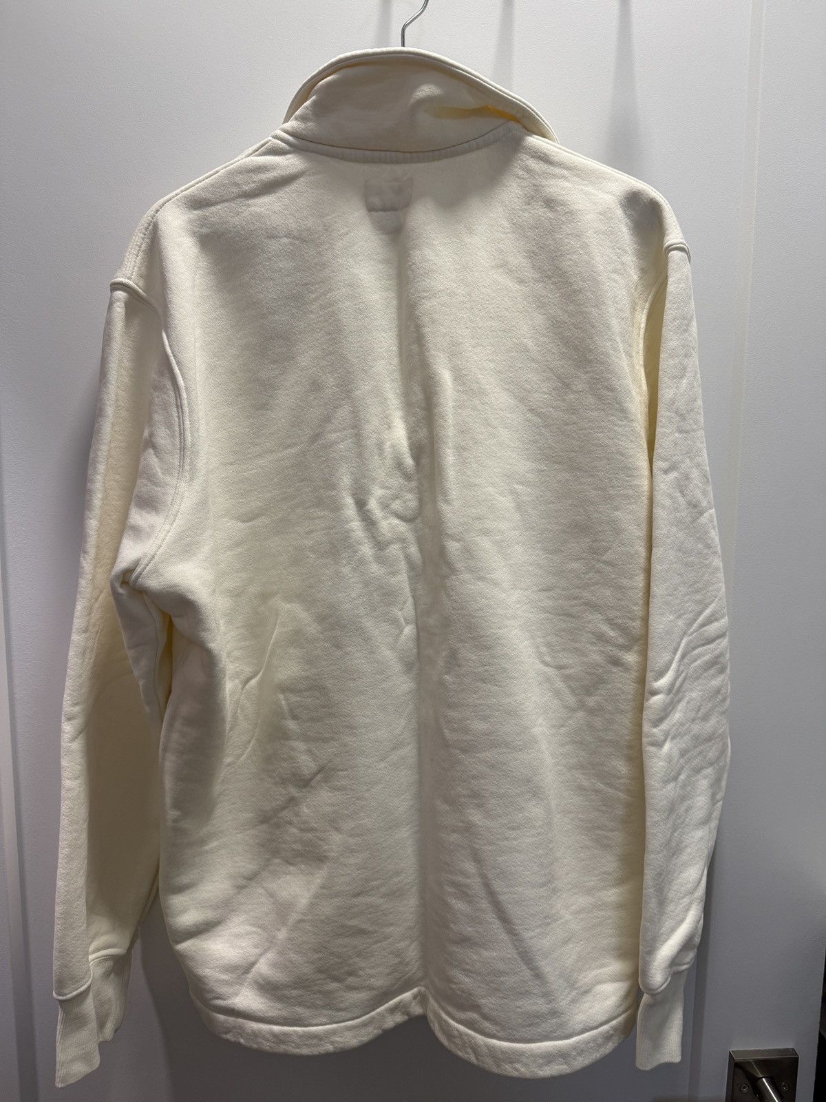 Champion × Todd Snyder Made in L.A. Fleece Polo in Coastal White M / Coastal White Size US M / EU 48-50 / 2 - 5 Thumbnail
