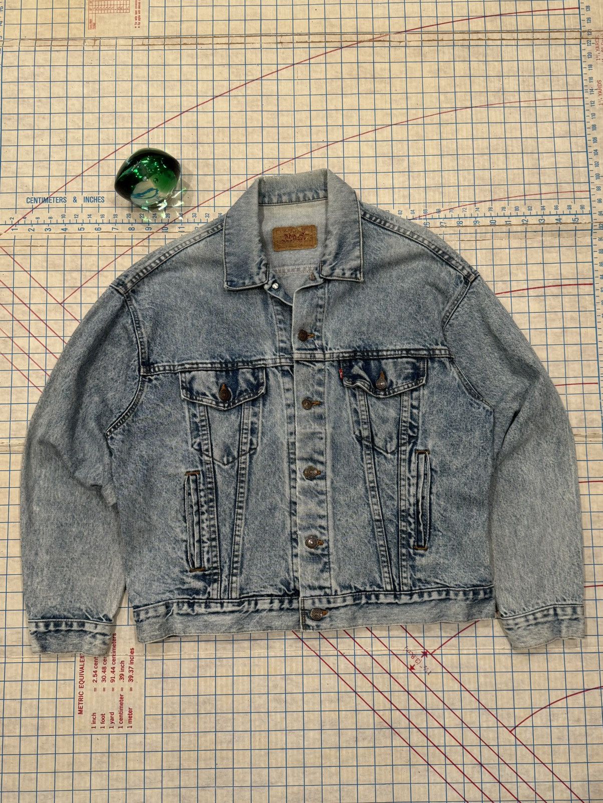 Levi's Vintage Levi’s 70507-0219 Made In USA Denim Jacket Mens Larg Size US L / EU 52-54 / 3 - 1 Thumbnail