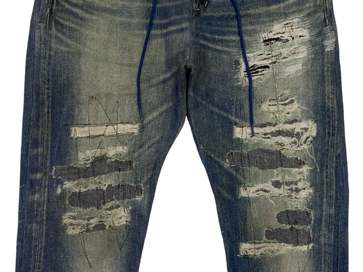 Hysteric Glamour Hysteric Glamour Distress Ripped Style Printed Jogger Pants Size US 30 / EU 46 - 15 Thumbnail