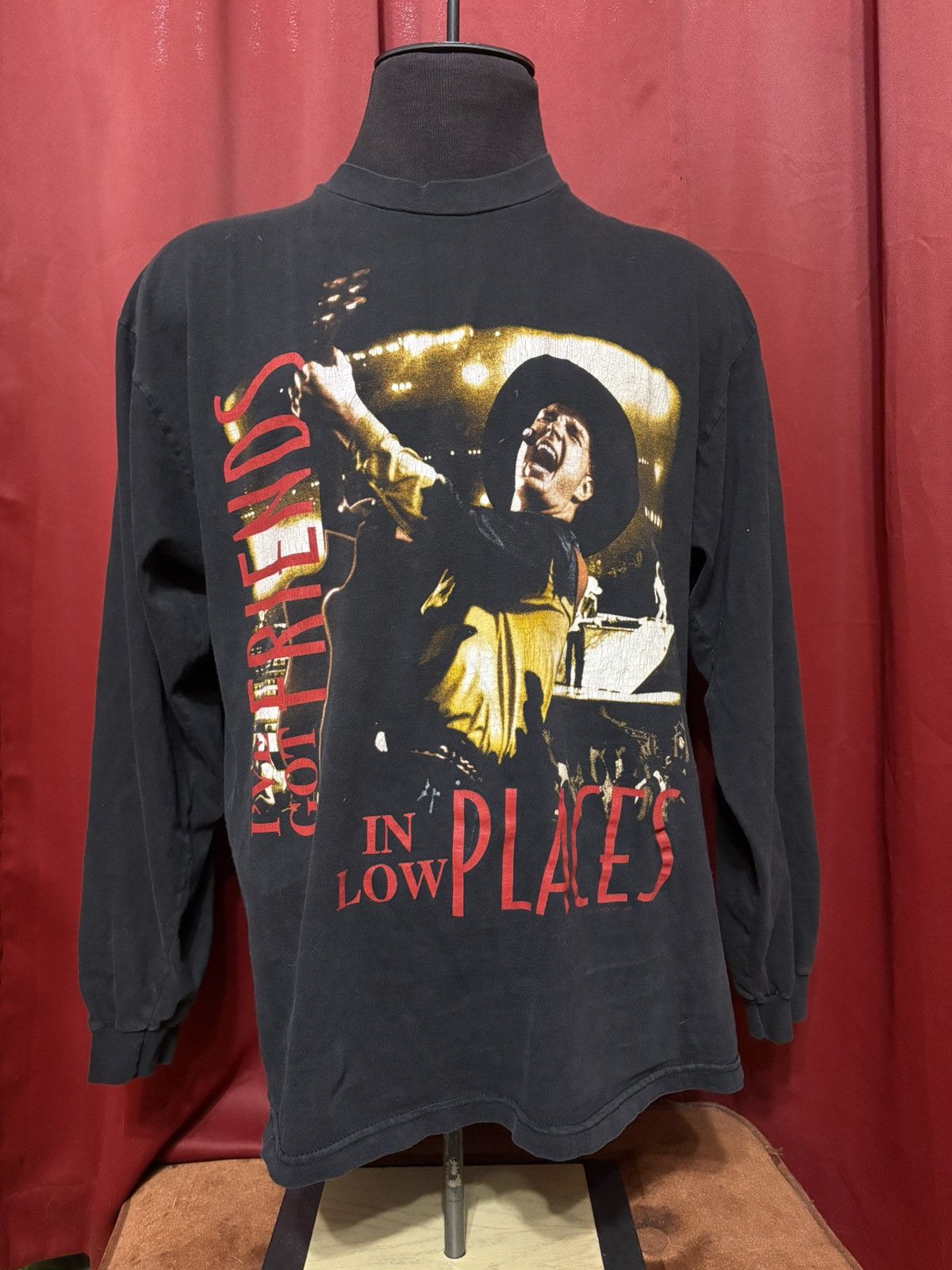 Band Tees Vintage Garth Brooks Shirt 90’s Friends In Low Places Grail Size US XL / EU 56 / 4 - 1 Thumbnail