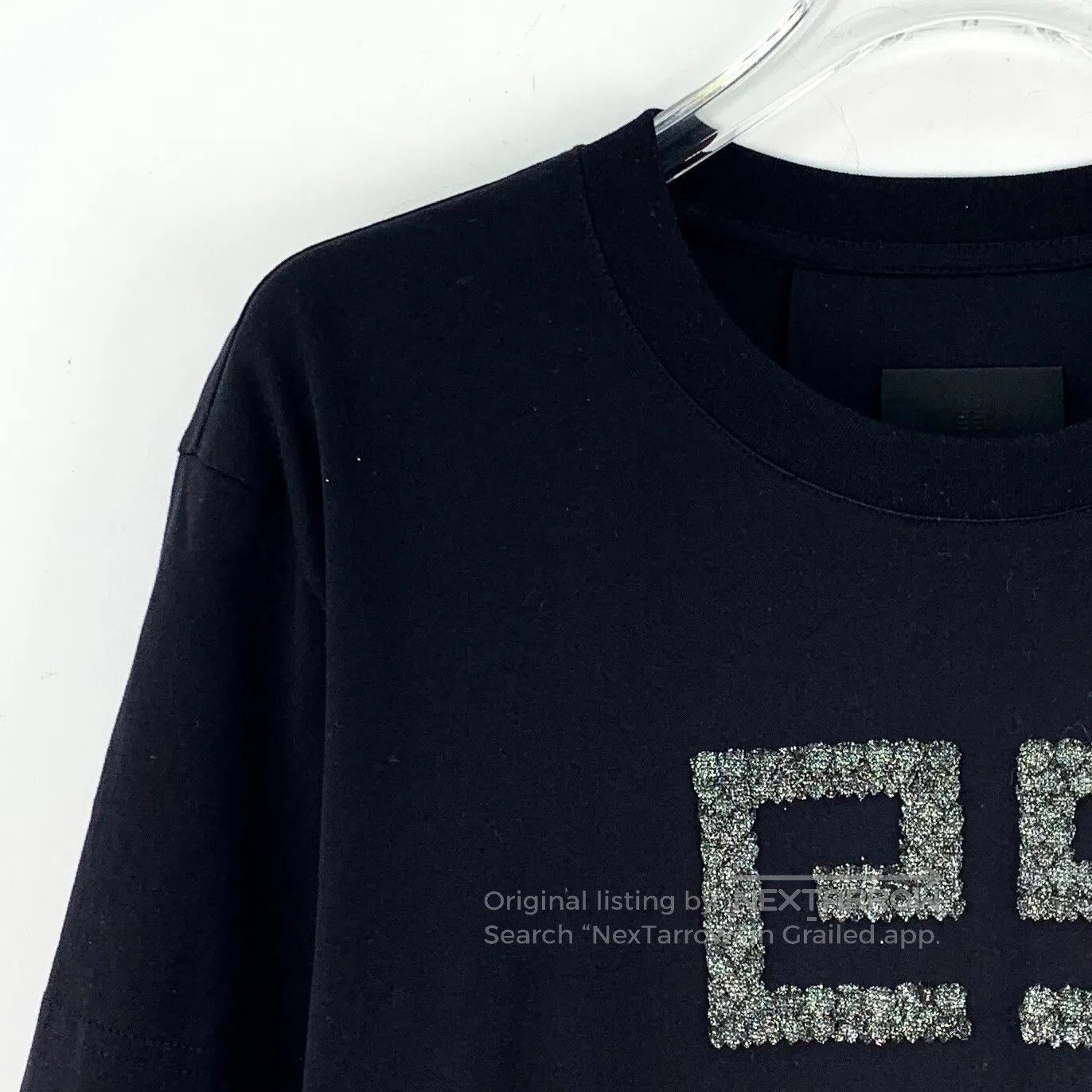 Giorgio Armani Giorgio Armani Black Logo Design Lace-up Cotton Crewneck L Size US L / EU 52-54 / 3 - 3 Thumbnail