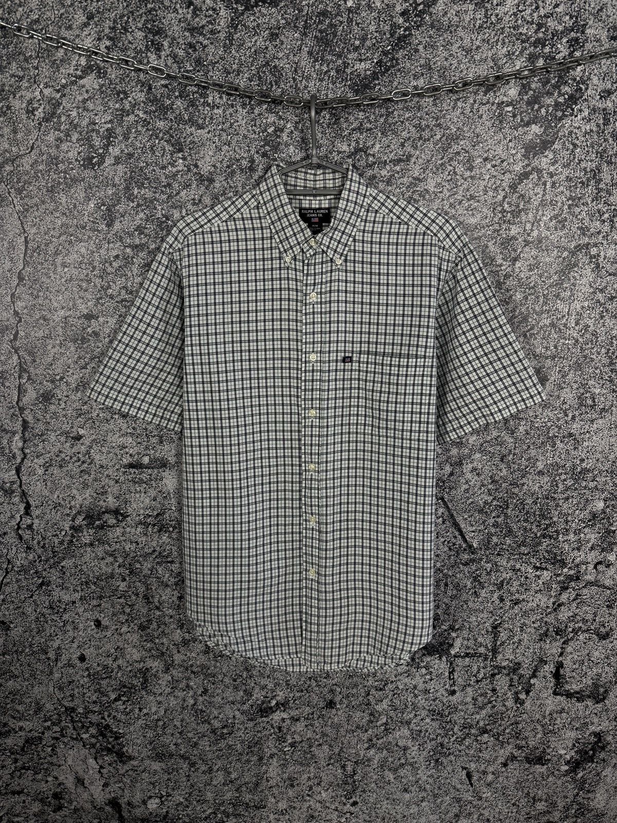 Ralph Lauren Ralph Lauren Jeans CO Short Sleeve Plaid Shirt Button Up USA Size US M / EU 48-50 / 2 - 1 Thumbnail