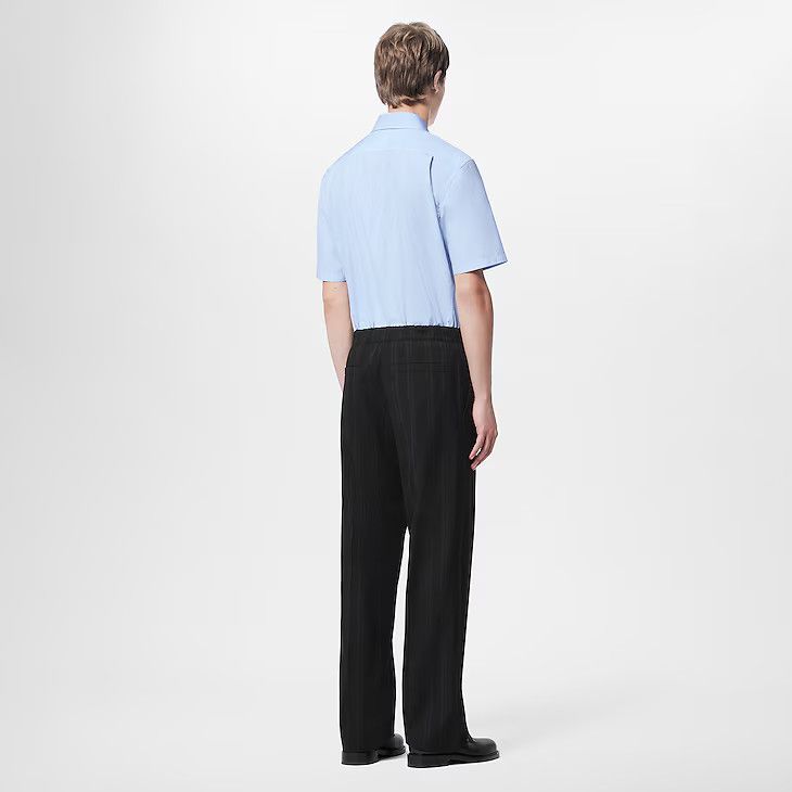 Louis Vuitton Short-Sleeved Cotton Shirt - 41 3L Size 40L - 7 Thumbnail