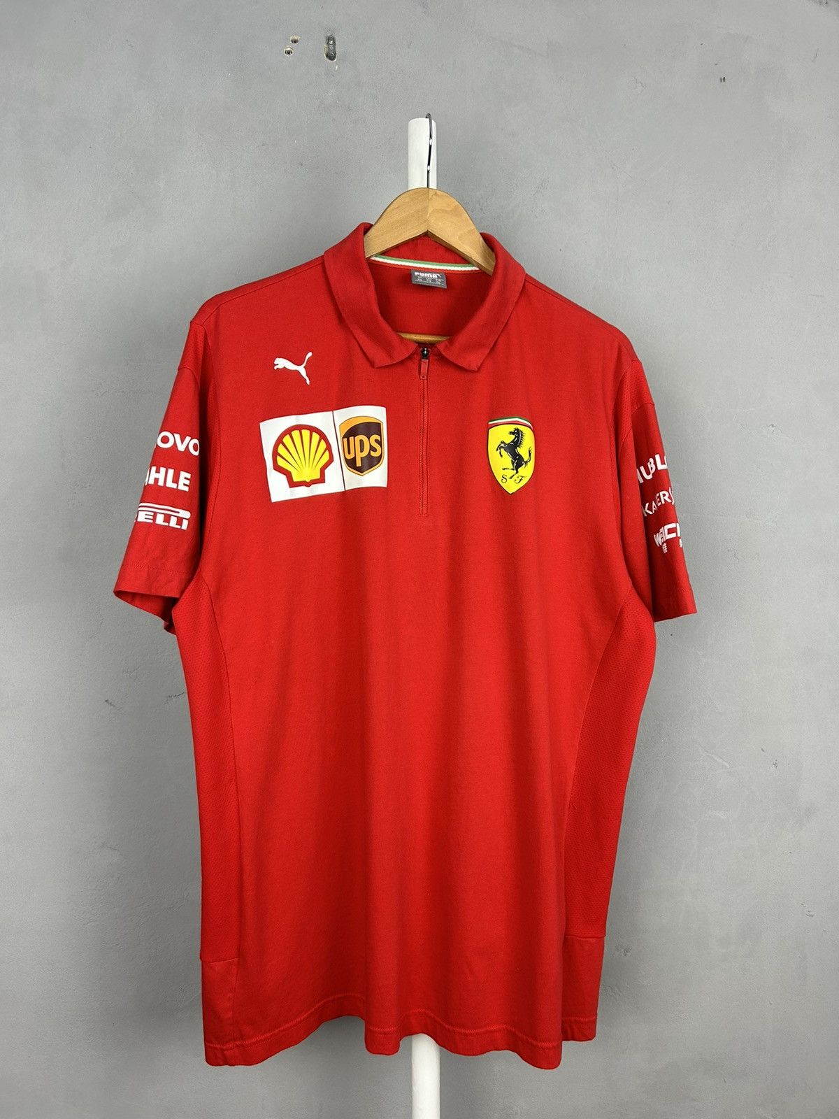 Ferrari × Puma F1 Scuderia Ferrari Puma Team Polo Shirt Size US XXL / EU 58 / 5 - 2 Thumbnail