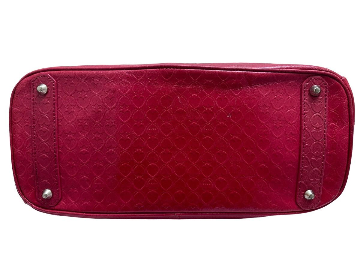 Handmade RARE ‼️ Leather Red ‘Birkin’ Bag Size ONE SIZE - 9 Thumbnail