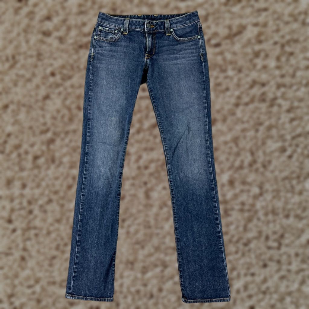 Lucky Brand Lucky Brand Women's Skinny Jeans 2 Blue Denim Low Rise Cotton Blend USA Fall Spring Summer Winter Size 26" / US 2 / IT 38 - 1 Thumbnail