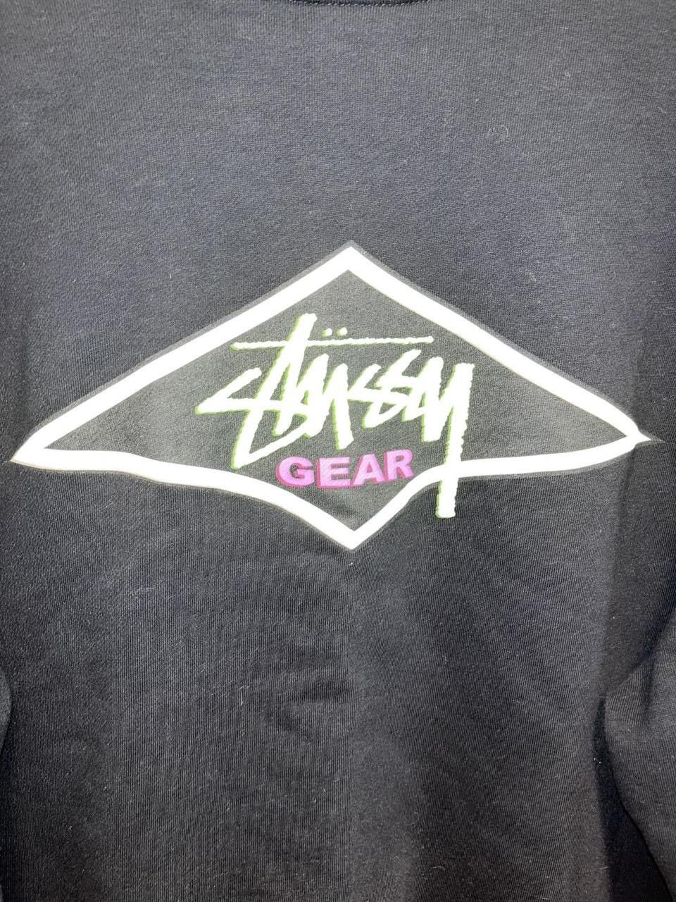 Stussy Stüssy Gear Logo Crewneck Black Size US M / EU 48-50 / 2 - 4 Thumbnail