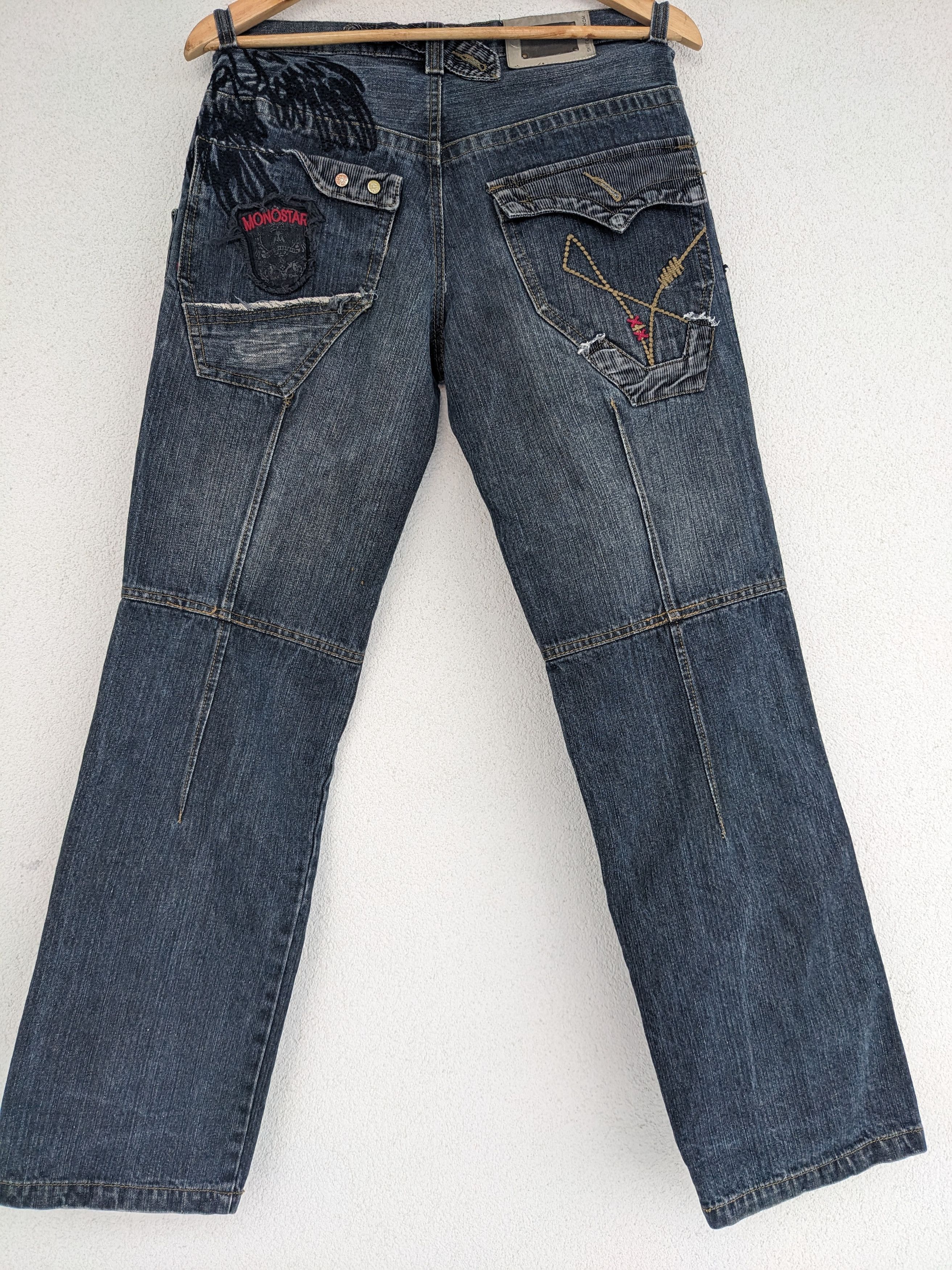 Japanese Brand Crazy Cargo patched pants y2k Size US 28 / EU 44 - 3 Thumbnail