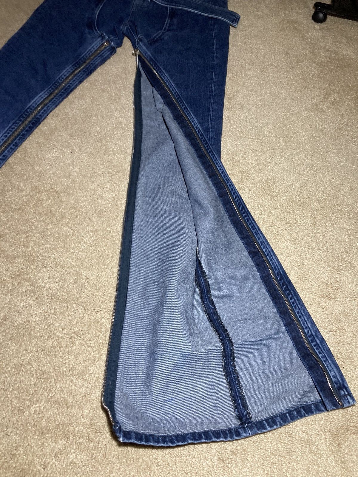 Diesel SS18 Diesel Shayne Oliver Red Tag Belted Chaps Jeans HBA Air Size US 29 - 7 Thumbnail
