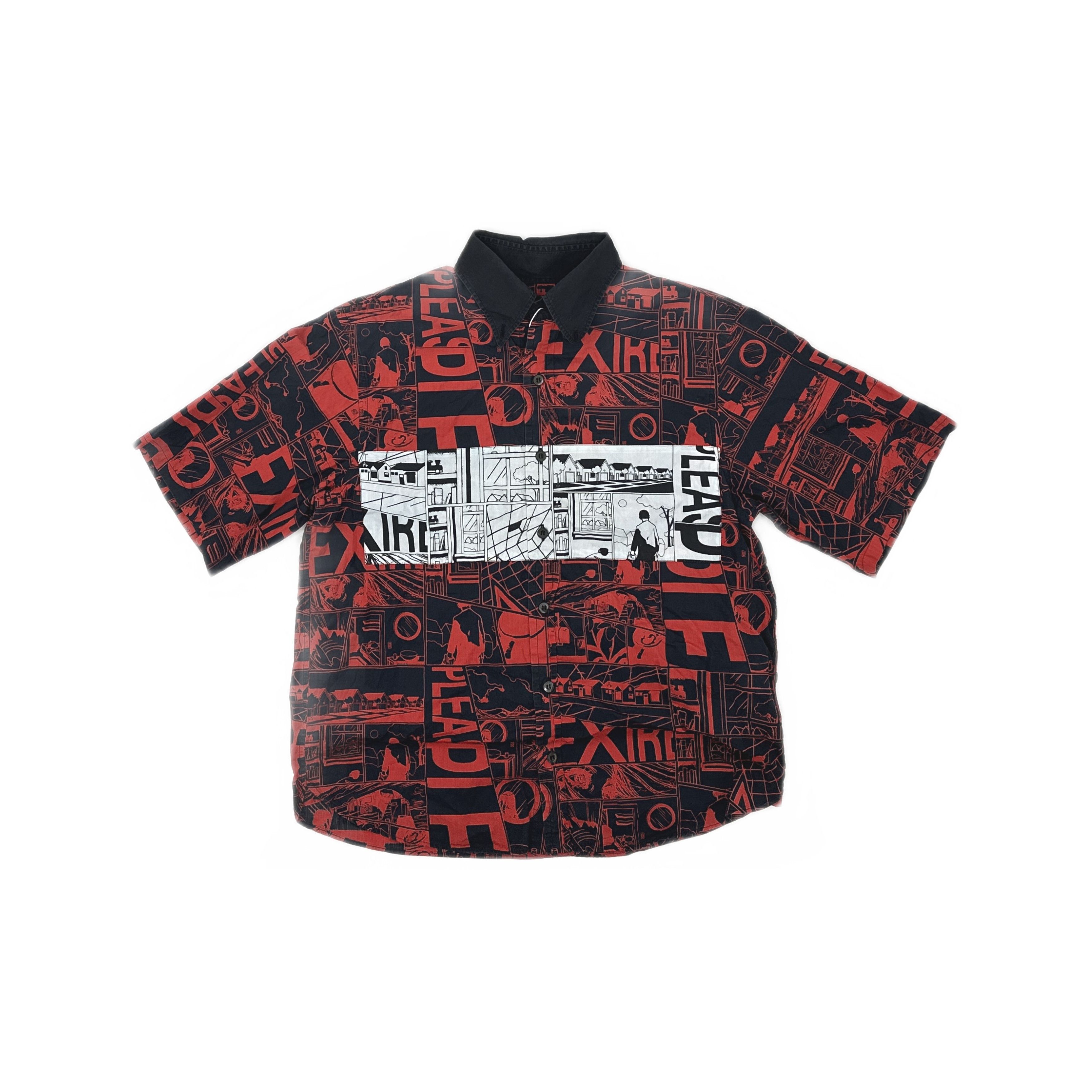 Prada Prada Comic Print Shirt Size M Size US M / EU 48-50 / 2 - 1 Thumbnail