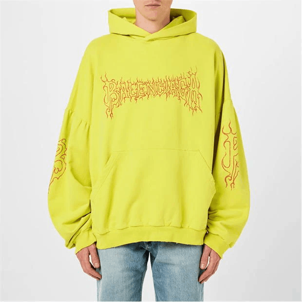 Balenciaga Darkwave Oversized Hoodie Size US XL / EU 56 / 4 - 5 Thumbnail