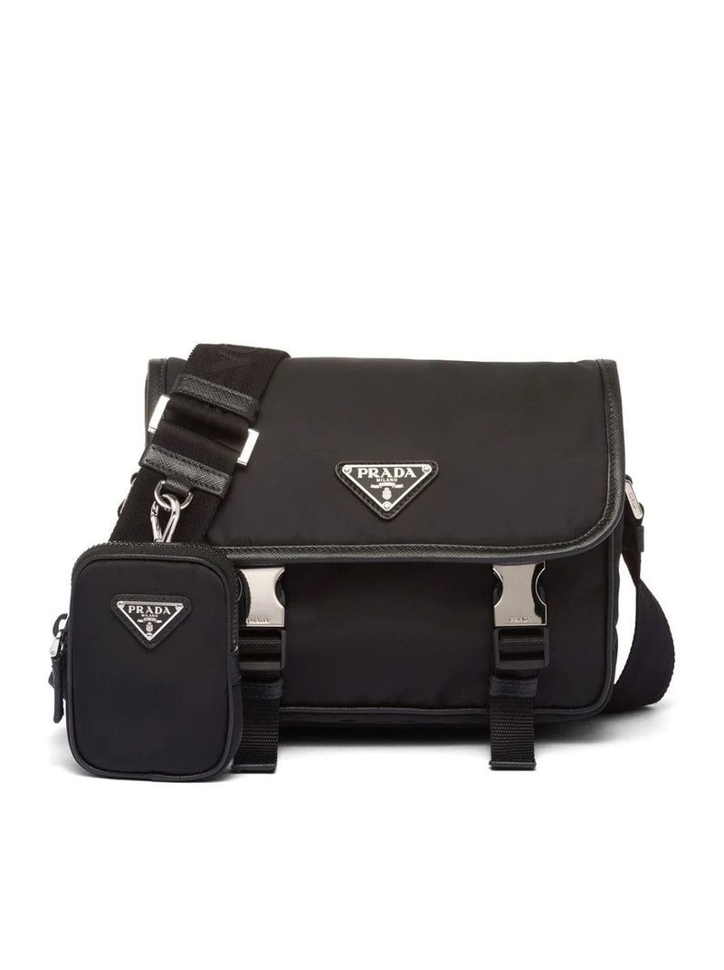 Prada RE-NYLON AND SAFFIANO SHOULDER BAG Size ONE SIZE - 1 Thumbnail