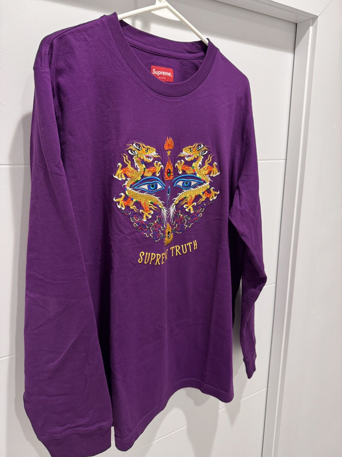 Supreme Supreme Truth Purple LS Tee Size L Large Size US L / EU 52-54 / 3 - 2 Thumbnail