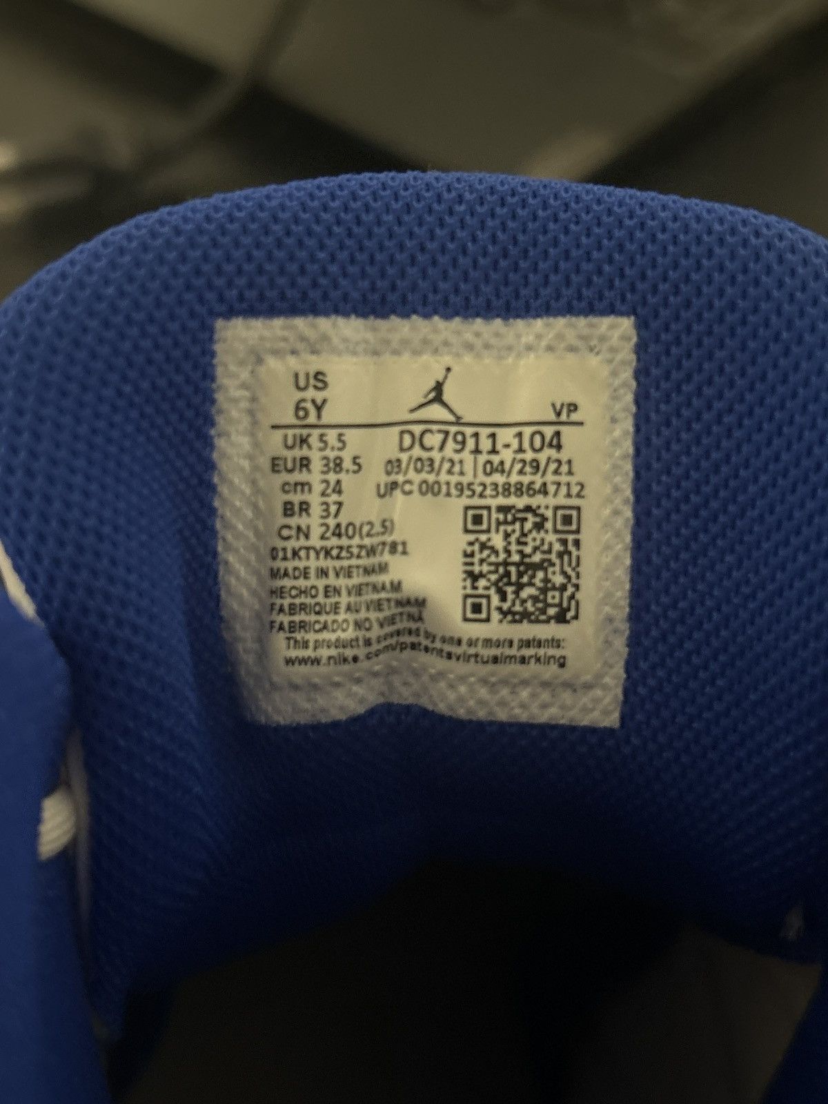 Jordan Brand Jordan Pro Strong “Royal Blue”GS 6 Size US 6 / EU 39 - 7 Thumbnail
