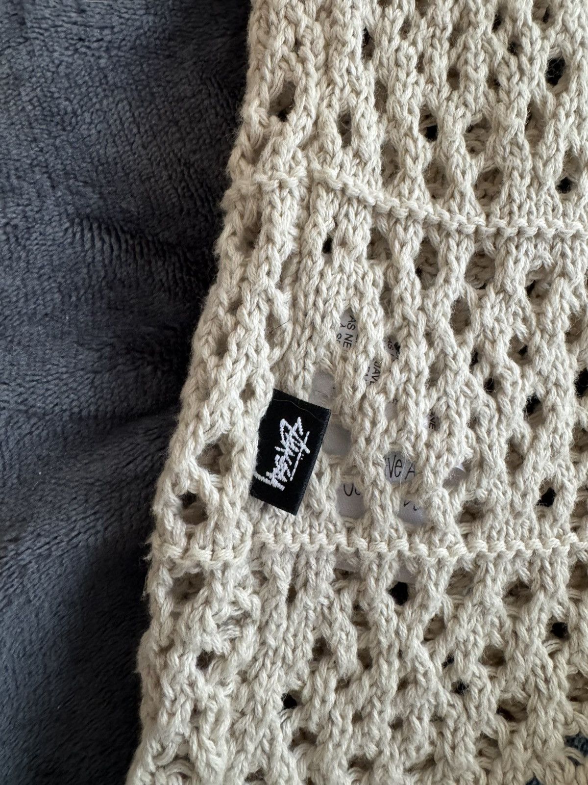 Stussy Stussy Crochet Shirt s22 RARE Size US L / EU 52-54 / 3 - 4 Thumbnail