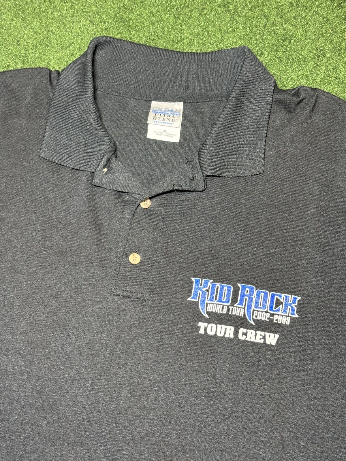 Band Tees × Vintage Vintage 90s Y2K Kid Rock World Tour Local Crew Polo Shirt Size US XL / EU 56 / 4 - 2 Thumbnail