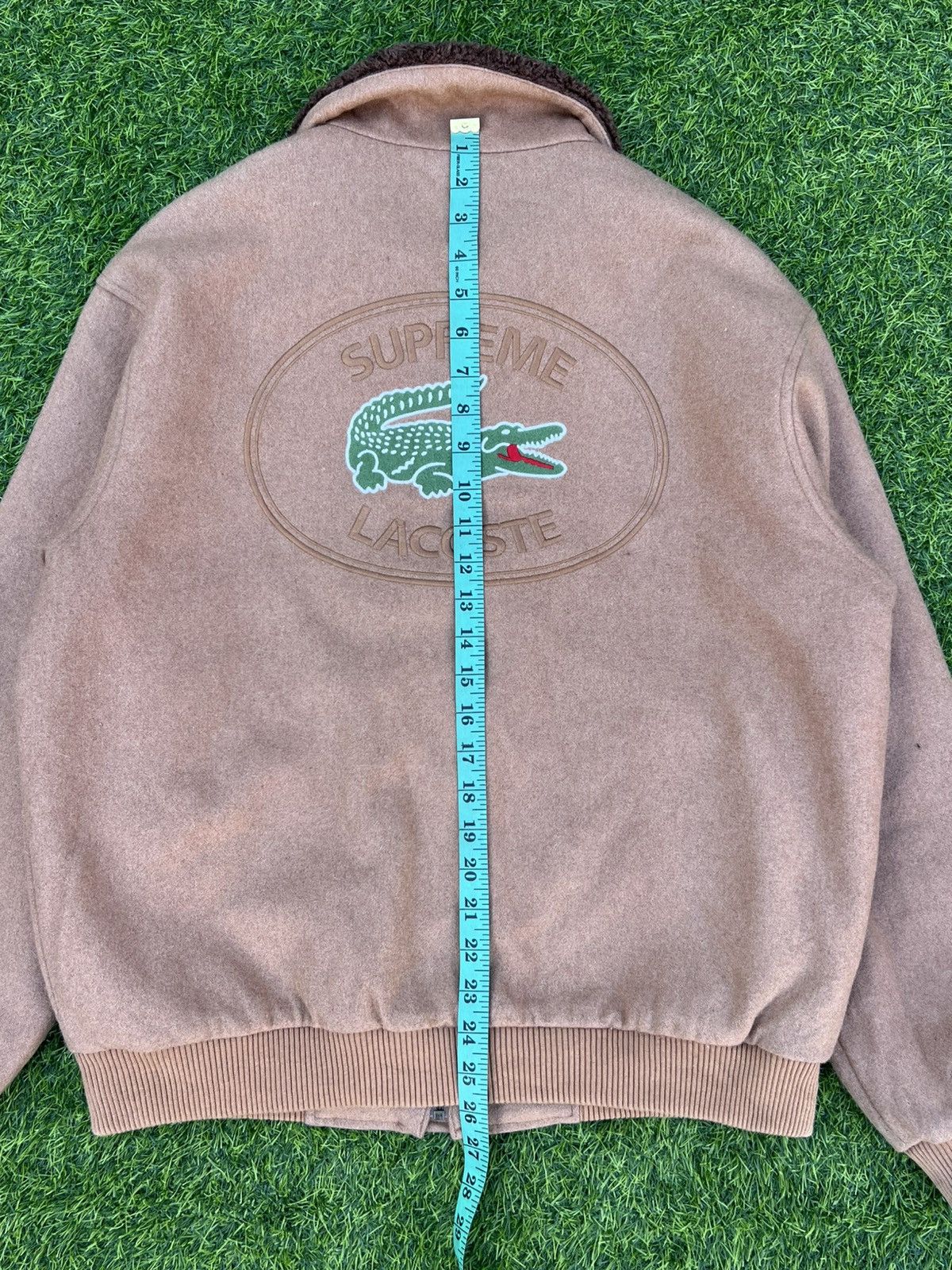Lacoste × Supreme Supreme x Lacoste Wool Bomber Jacket - FW19 Collaboration Size US S / EU 44-46 / 1 - 6 Thumbnail