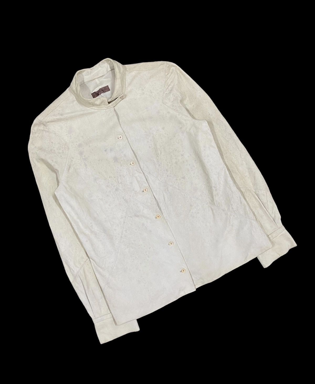 Loewe Authentic🔥Loewe Goat Skin/Silk Liner Button Ups Shirt Size US XXS / EU 40 - 11 Thumbnail