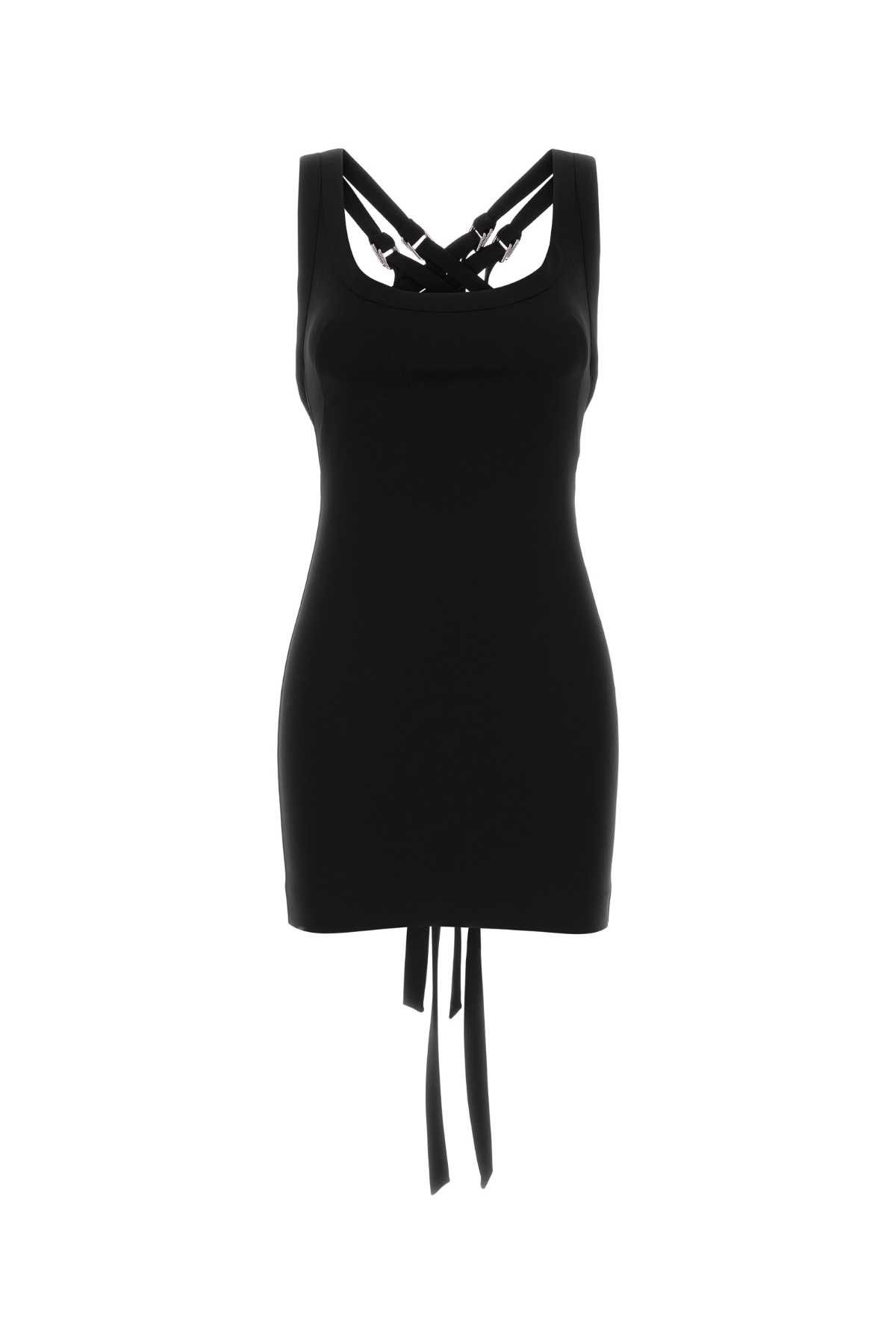 The Attico Black Jersey Mini Dress Size M / US 6-8 / IT 42-44 - 1 Thumbnail