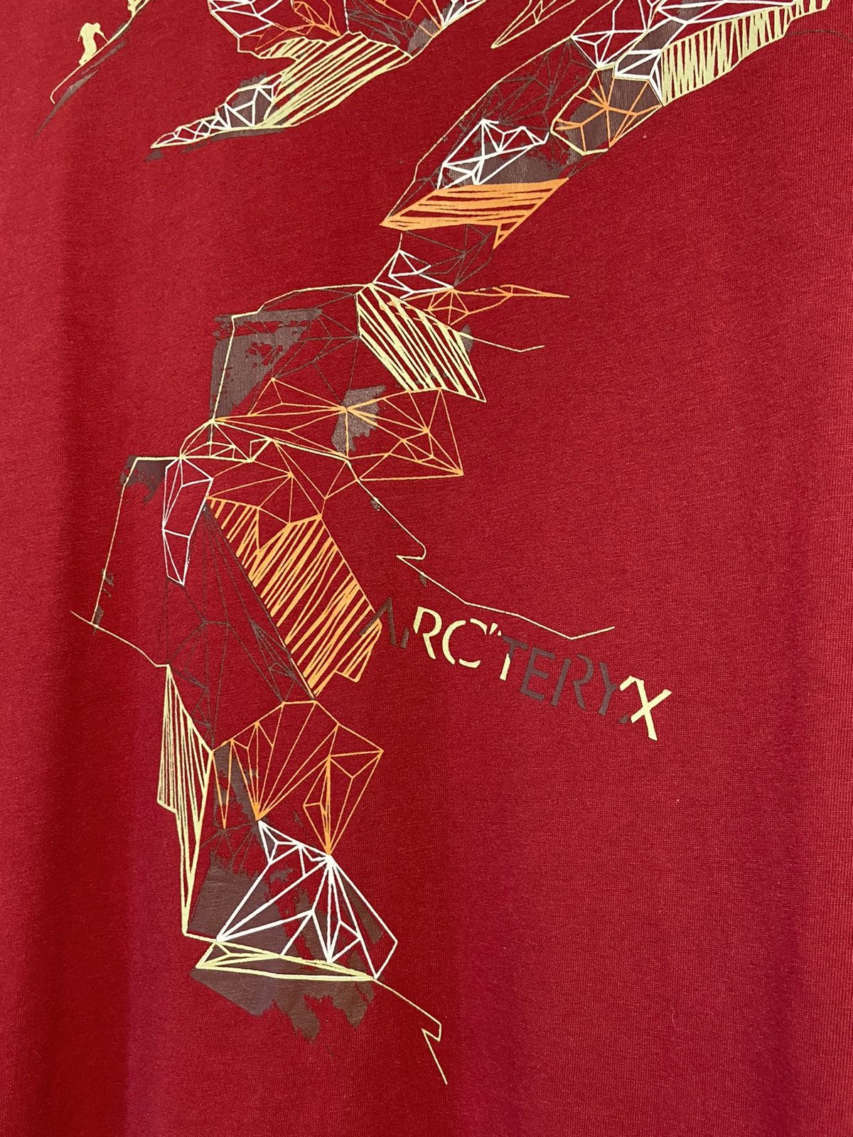 Arc'teryx Vintage Arcteryx Big Logo T-Shirt Red Size US M / EU 48-50 / 2 - 4 Thumbnail