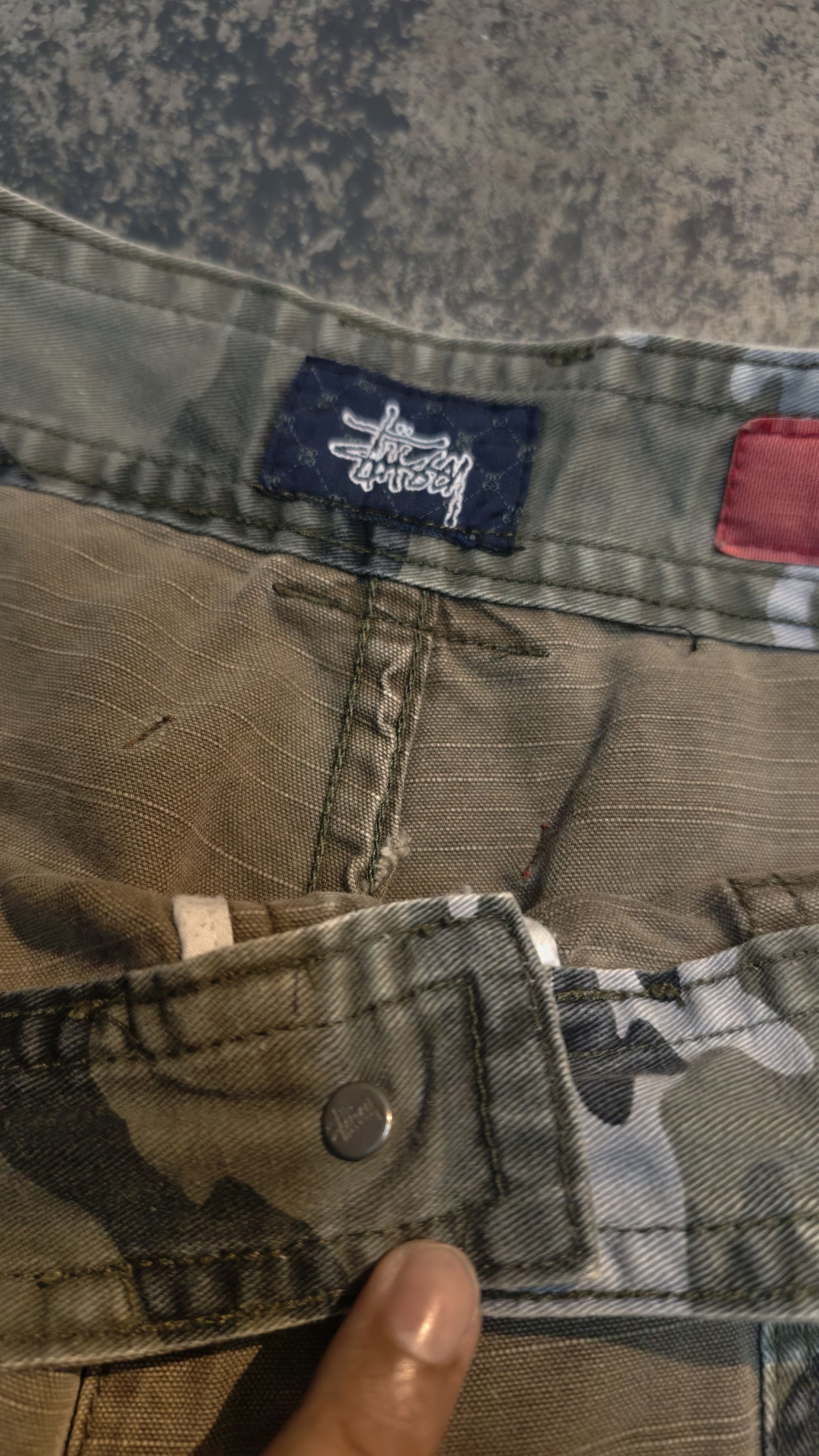 Stussy Stussy camo distressed design Size US 30 / EU 46 - 9 Thumbnail
