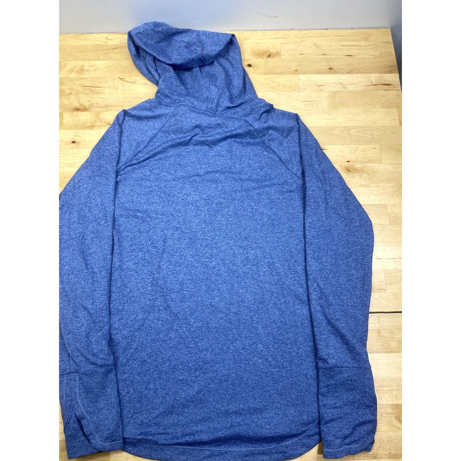 Athleta Athleta Hoodie Womens S Heather Blue Pullover Drawstring Casual Size S / US 4 / IT 40 - 2 Thumbnail