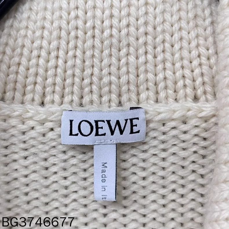 Loewe LOEWE Golden logo knit sweater Size S / US 4 / IT 40 - 5 Thumbnail