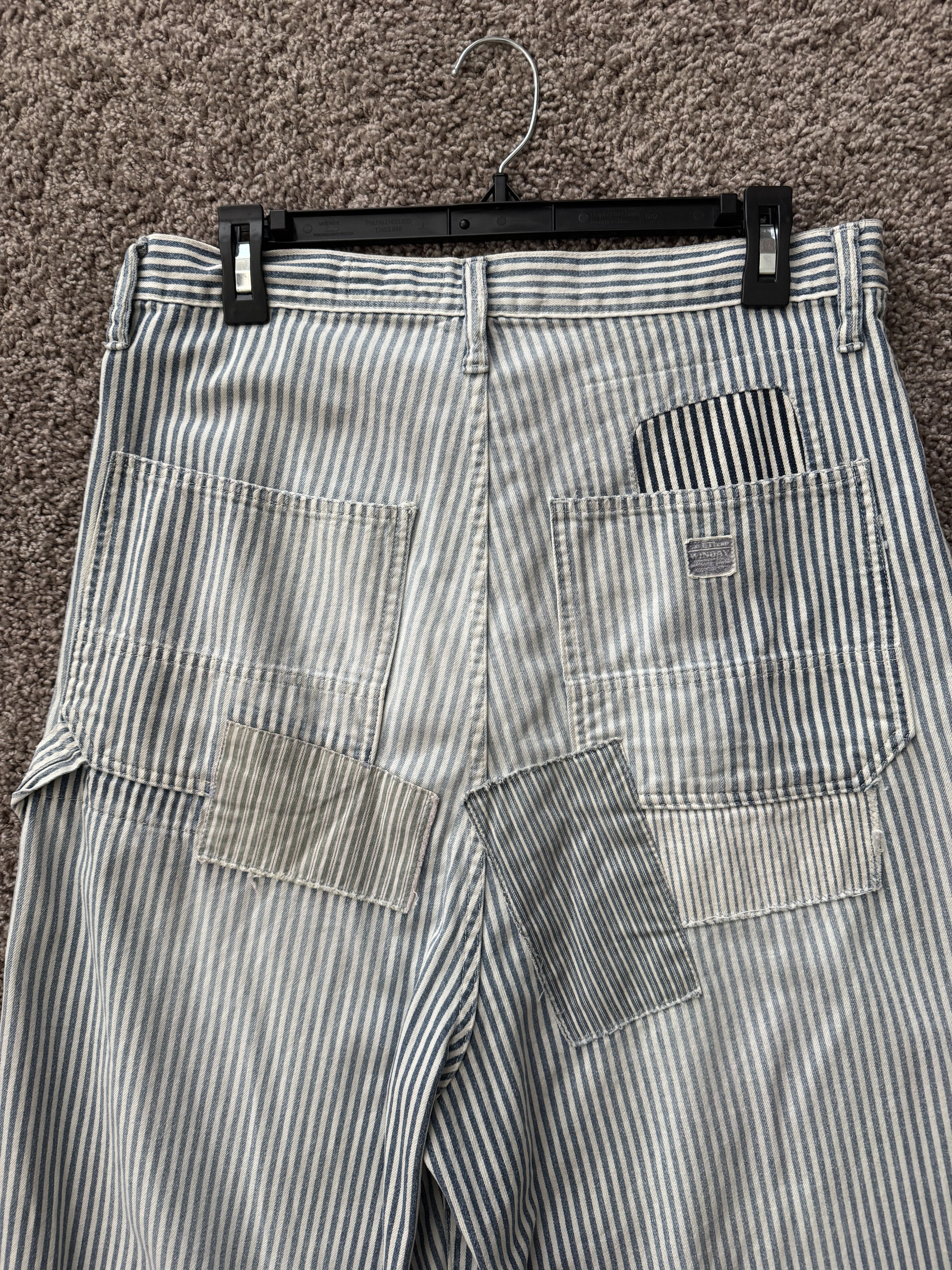 Kapital Kountry 10oz HICKOREE Stripe Painter PORT Baggy Pants Size US 32 / EU 48 - 4 Thumbnail