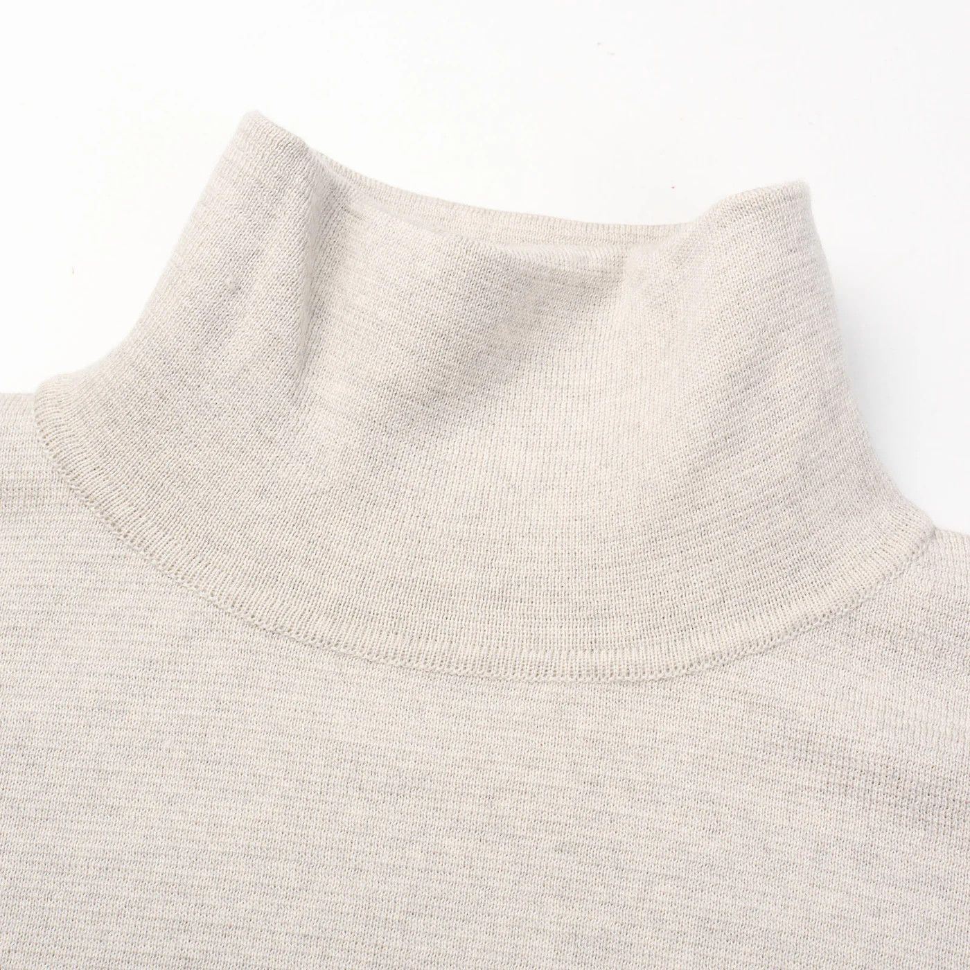 Fear of God FEAR OF GOD Light Beige Virgin Wool Knit Turtleneck Sweater Size US L / EU 52-54 / 3 - 4 Thumbnail
