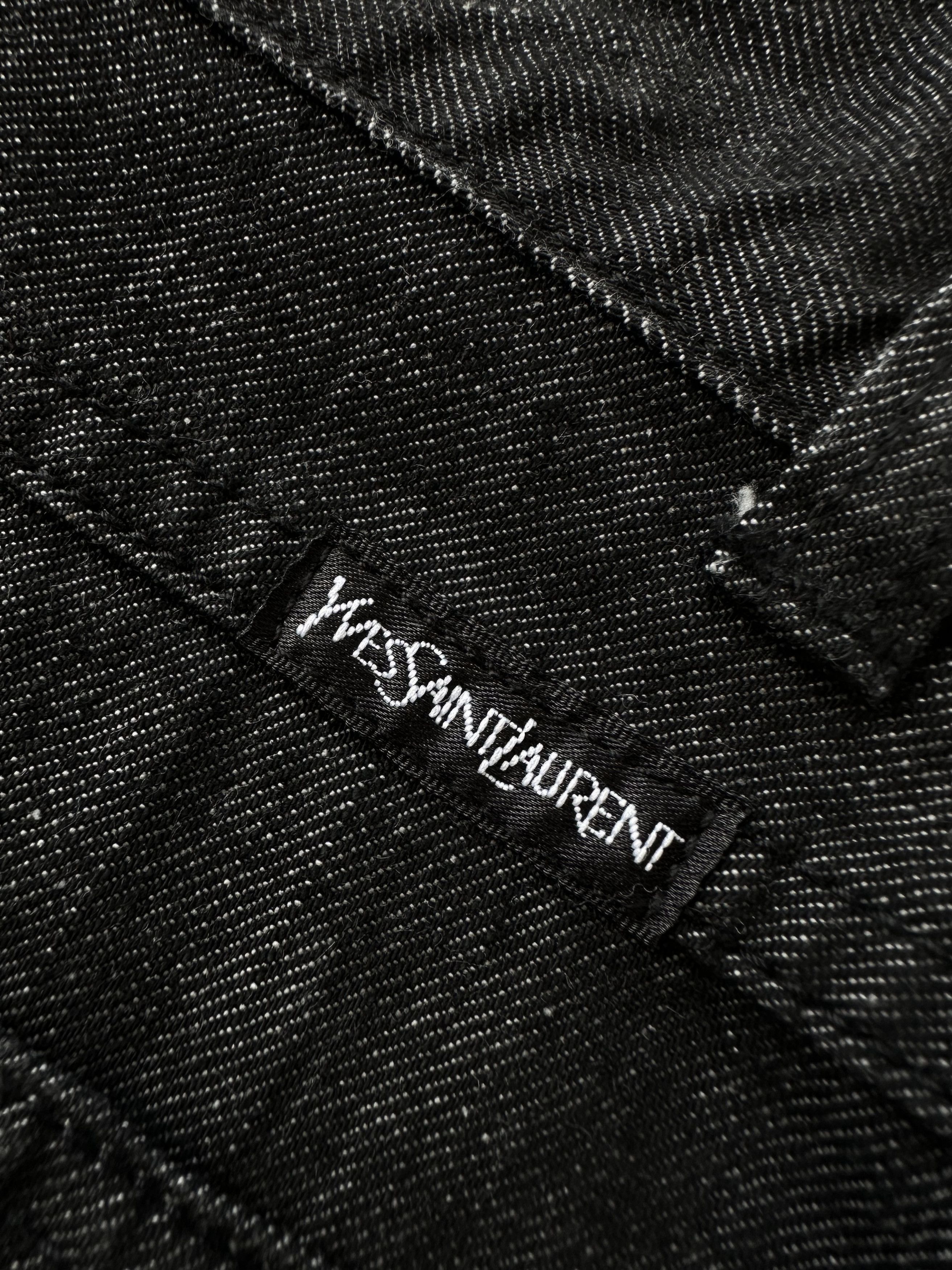 Yves Saint Laurent Yves Saint Laurent Vintage dark grey straight jeans Size US 36 / EU 52 - 2 Thumbnail