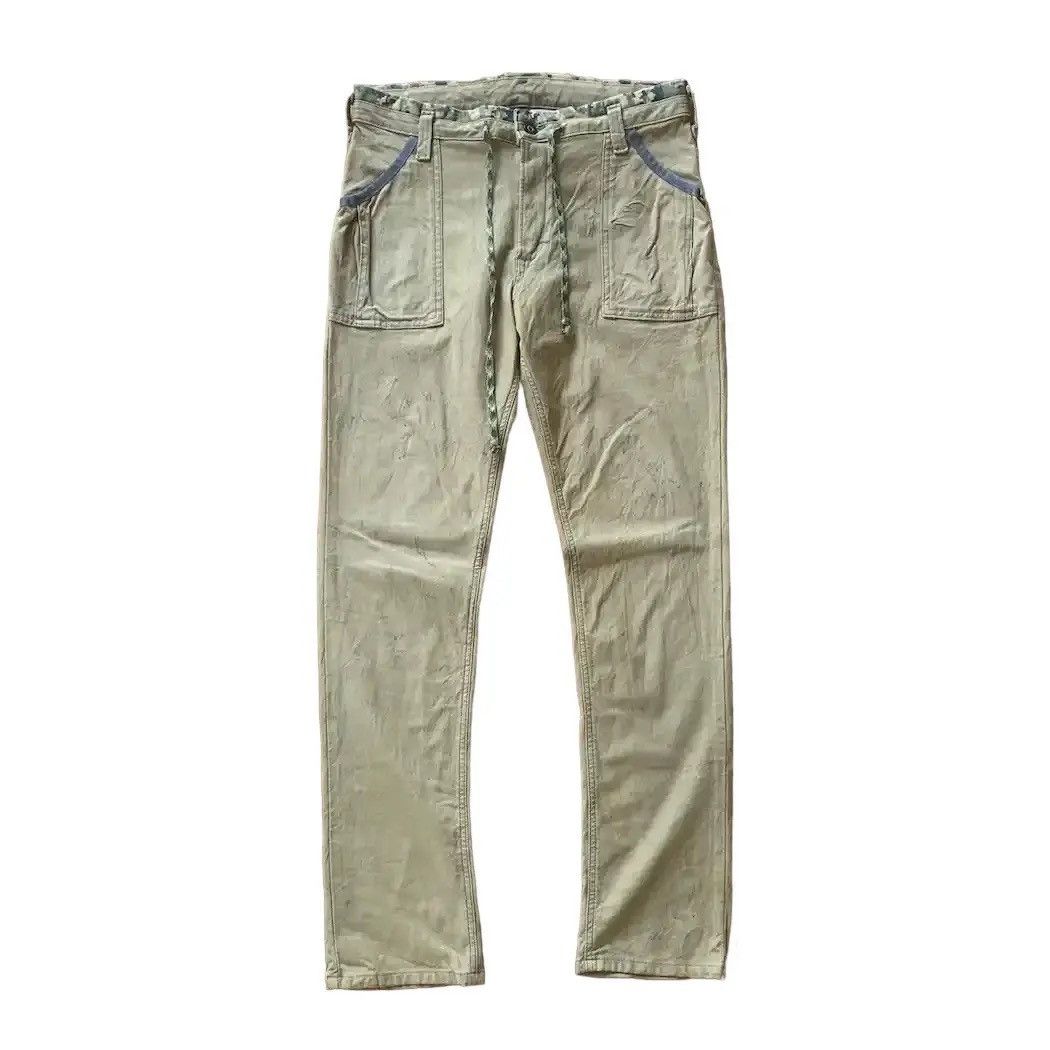 20471120 JAPANESE VINTAGE 34x32 TROUSERS FADED STRETCHABLE PANTS Size US 34 / EU 50 - 1 Thumbnail