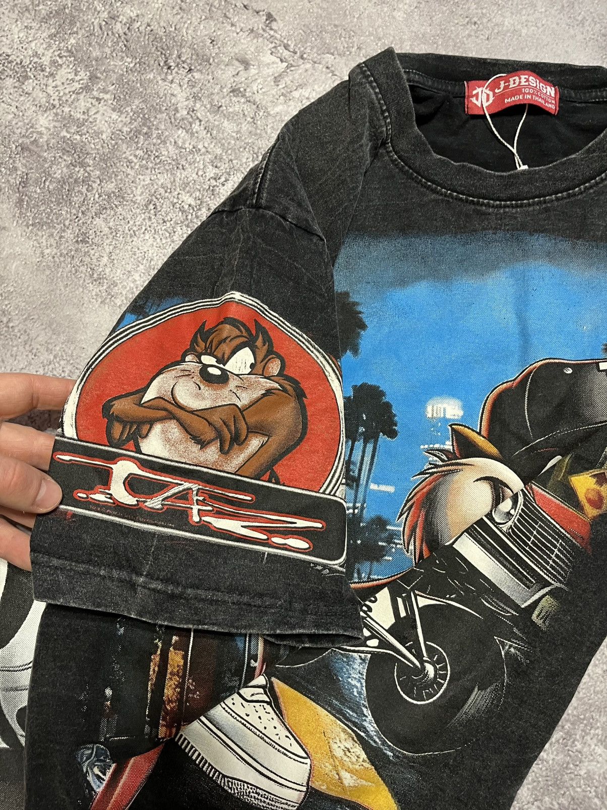 Cartoon Network Vintage Taz all over print tee shirt Disney Size US XL / EU 56 / 4 - 6 Thumbnail