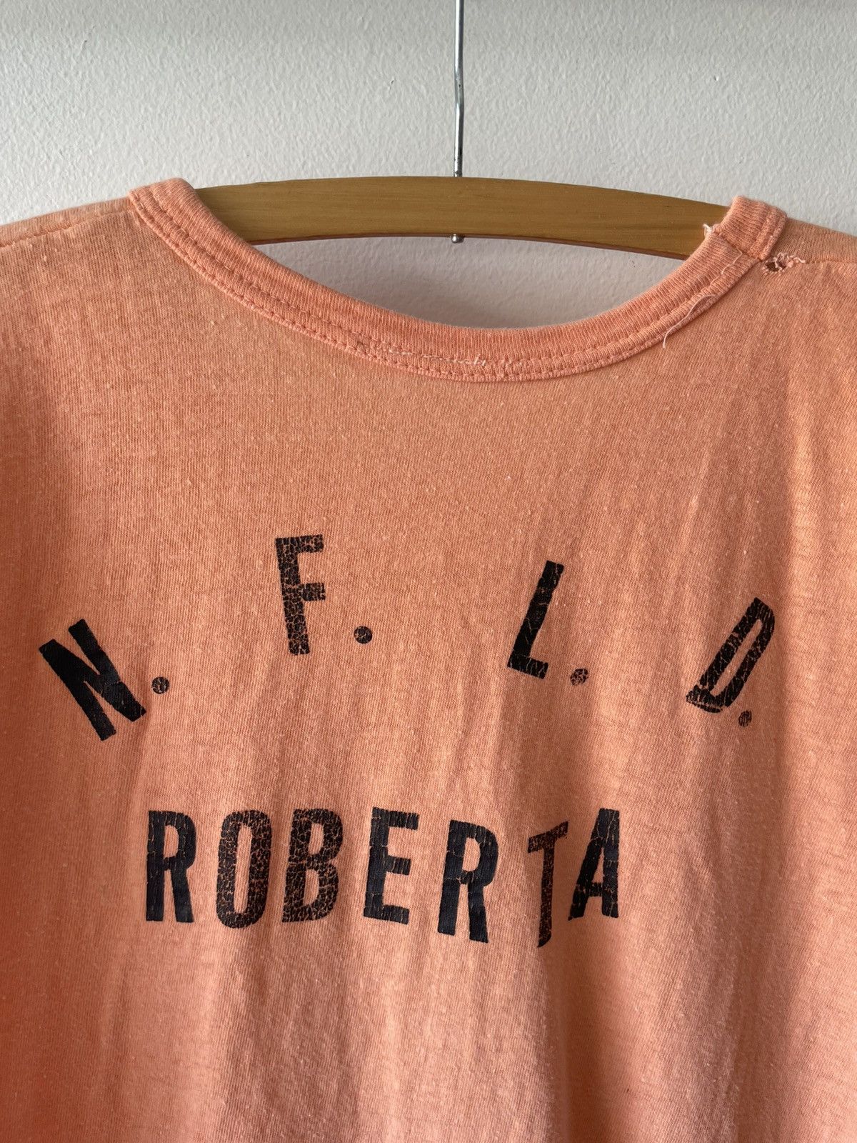 Other Vintage 70s Orange Roberta Graphic tee Size US S / EU 44-46 / 1 - 2 Thumbnail