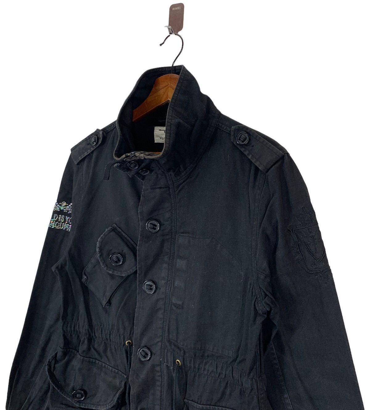 Vanquish × Vintage VINTAGE VANQUISH SOLDIER BLACK DESIGNER JACKET Size L / US 10 / IT 46 - 3 Thumbnail