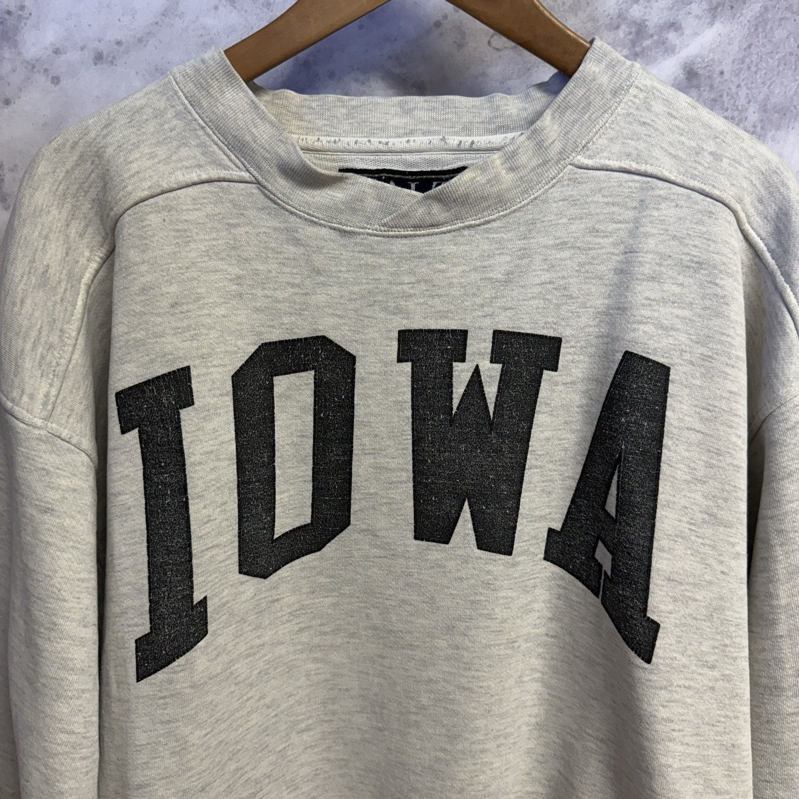 Vintage Vintage Iowa Galt Sand Crew Neck Sweatshirt Mens Large Gray Size US L / EU 52-54 / 3 - 1 Thumbnail