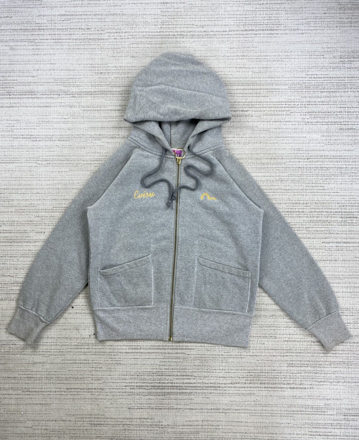 Evisu × Japanese Brand × Vintage Vintage Evisu Embroidery Logo Zipper Hoodie Size US S / EU 44-46 / 1 - 1 Thumbnail