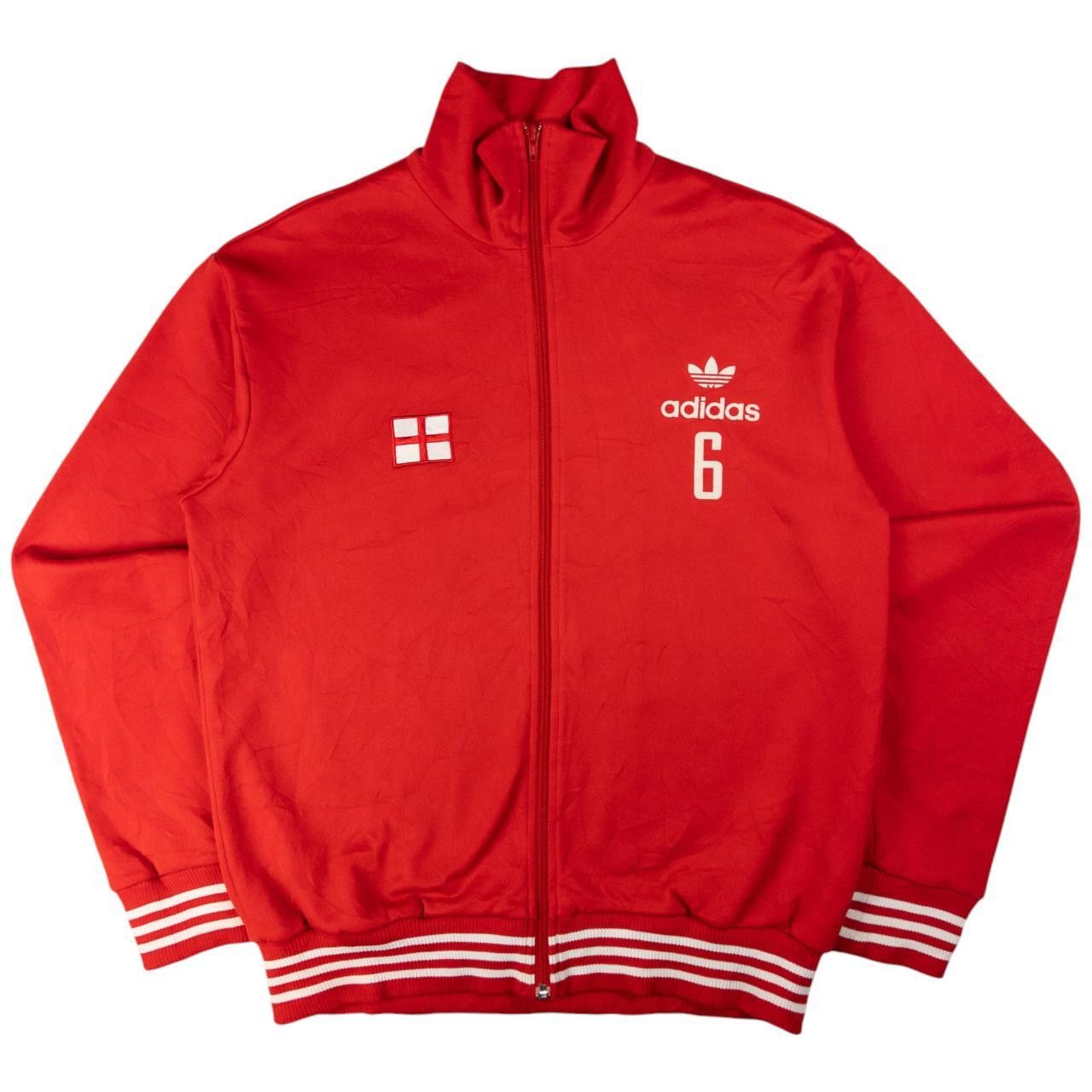 Adidas Vintage Adidas England Zip Up Jacket Size XL Size US XL / EU 56 / 4 - 1 Thumbnail