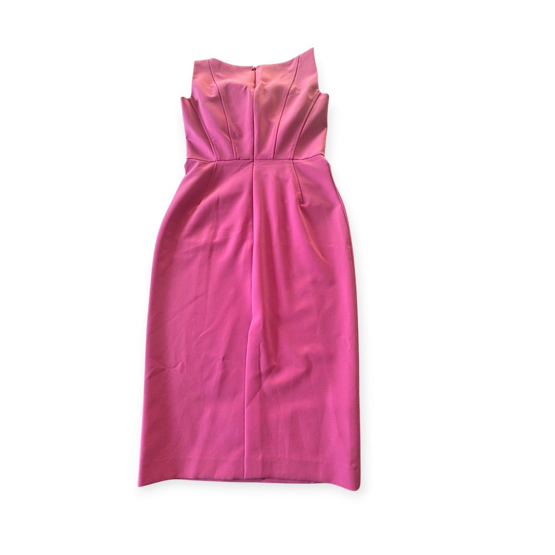 Prabal Gurung NWT Prabal Gurung Pink Sculpted Sweetheart Sheath Midi Dres Size M / US 6-8 / IT 42-44 - 6 Thumbnail
