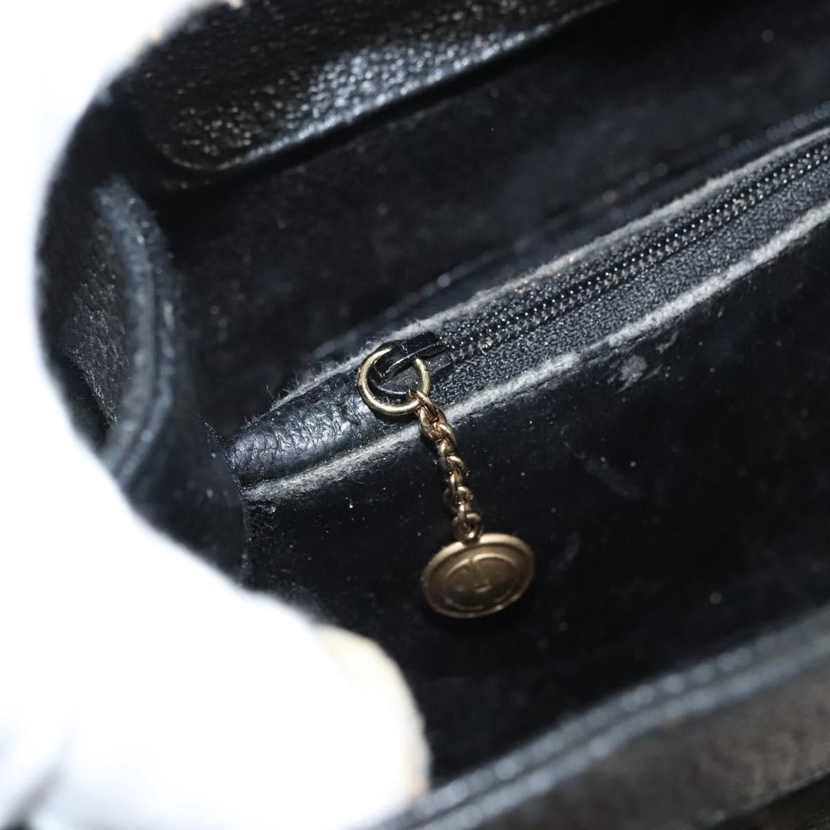 Gucci GUCCI Bamboo Hand Bag Suede Black Gold Size ONE SIZE - 21 Thumbnail