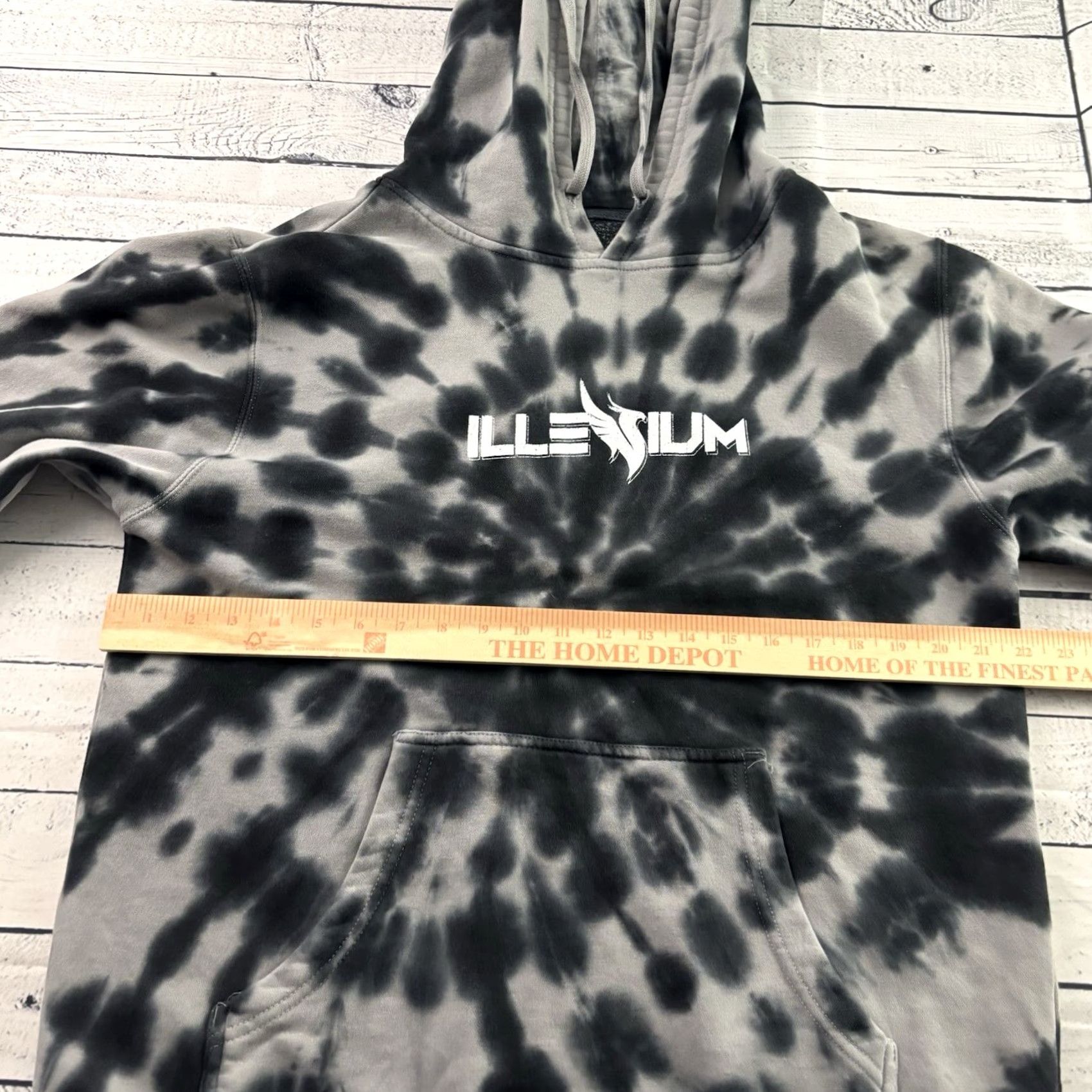 Vintage Illenium x Electric Family Tie-Dye Pullover Hoodie Mens M Gray Sweatshirt Size US M / EU 48-50 / 2 - 3 Thumbnail