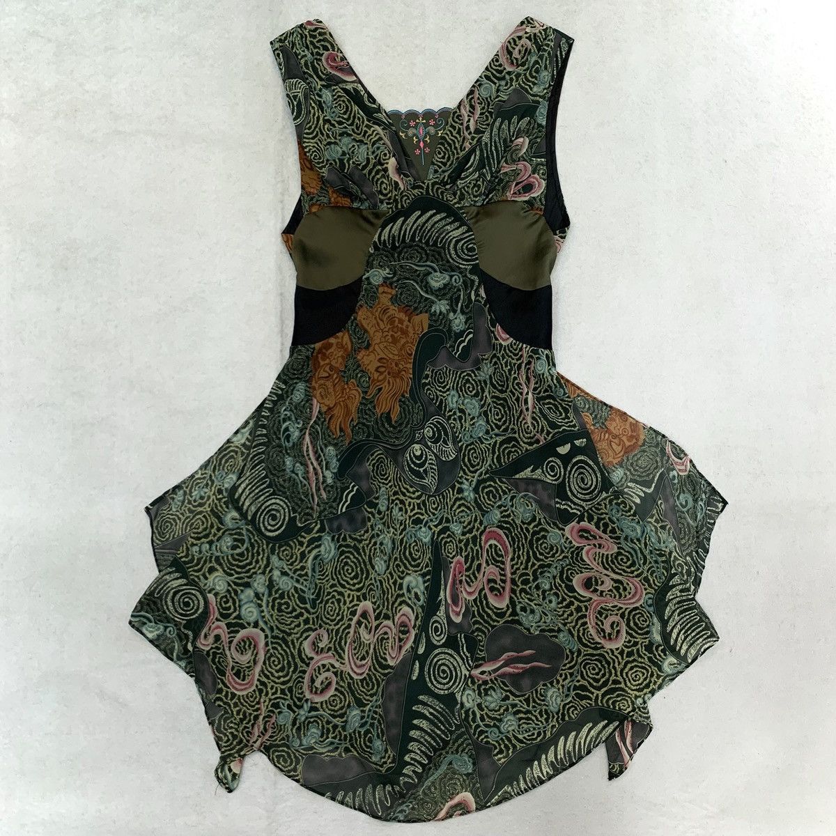 Other Vack Yuunzung SS2005 Oriental Qilin Spirit Mesh Dress Size M / US 6-8 / IT 42-44 - 2 Thumbnail